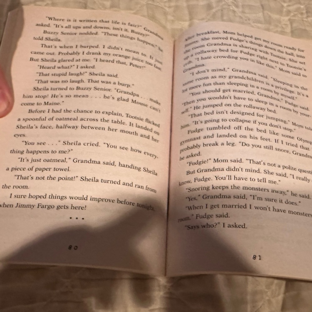 Judy Blume Fudge-a-Mania Book - Picture 6 of 7